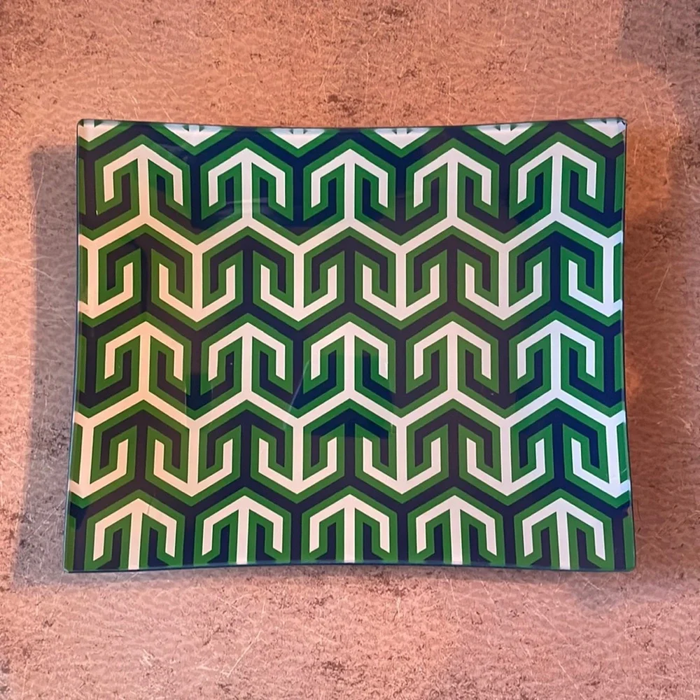 Jonathan Adler Jaiper Arrow Large Glass Tray